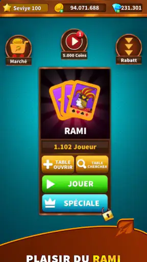 Belote - Rami Online HD screenshot