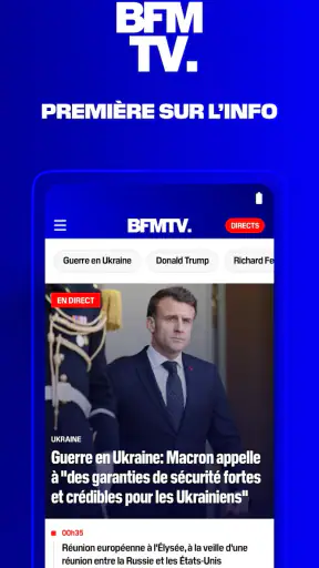 BFM : TV, news, radio en live screenshot