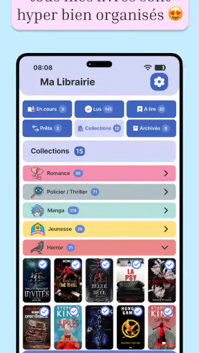 Book Nova : Suivi de Lecture screenshot