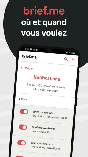 Brief.me : l'actu qui compte screenshot