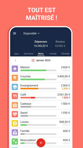 Budget et suivi de dépenses screenshot 4