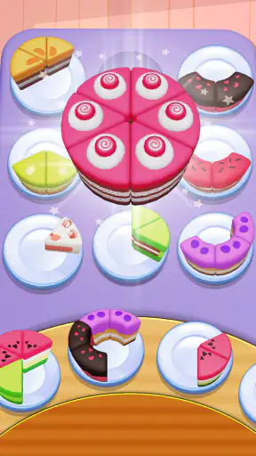 Cake Sort - Trier les gâteaux screenshot