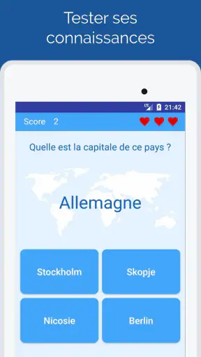 Capitales des pays: Quiz monde screenshot