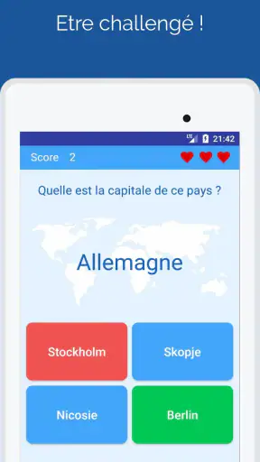 Capitales des pays: Quiz monde screenshot