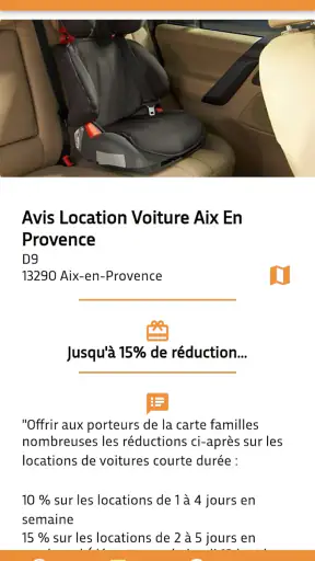 Carte Familles Nombreuses screenshot