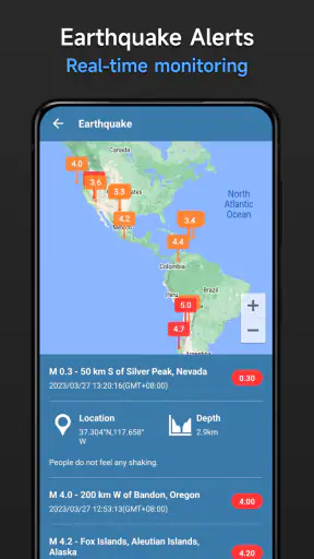 Carte radar météo en direct screenshot