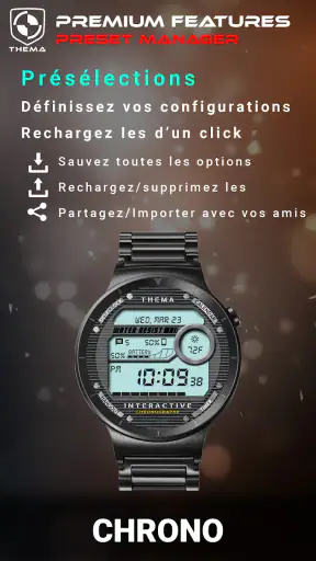 Chrono Watch Face screenshot 5