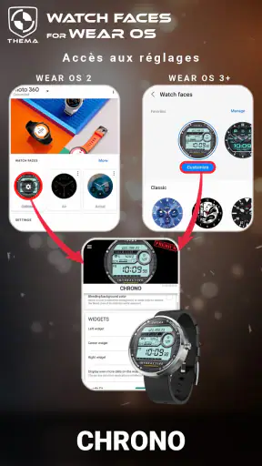 Chrono Watch Face screenshot 7