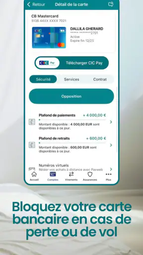 CIC Banque en ligne & Compte screenshot 5