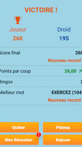 Classic Words en français screenshot 11