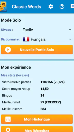 Classic Words en français screenshot 12