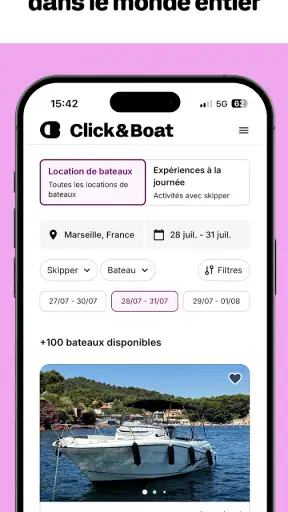 Click&Boat Location de bateaux screenshot