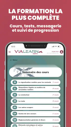 Vialearn Moto – Code Moto ETM screenshot