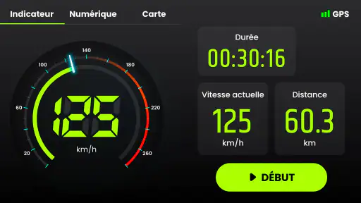 Compteur de Vitesse GPS - km/h screenshot 5