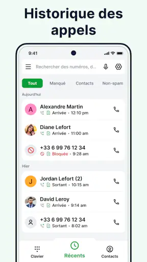 Contacts - Appel Téléphonique screenshot 2