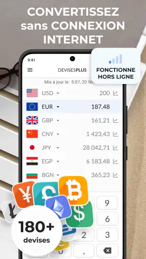 Convertisseur de Monnaie Plus screenshot
