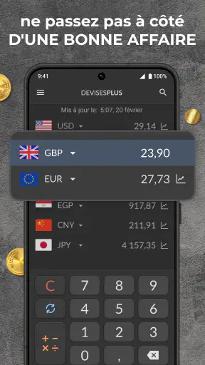 Convertisseur de Monnaie Plus screenshot