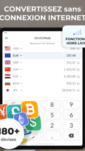 Convertisseur de Monnaie Plus screenshot