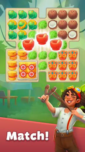 Cradle of Maya: Match 3 Puzzle screenshot 1