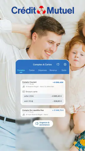 Crédit Mutuel Banque Assurance screenshot