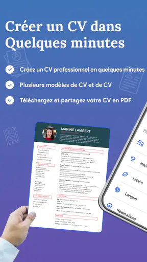 Créer un CV - Curriculum Vitae screenshot