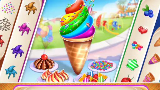 crème glacée cône cuisson chef screenshot 6