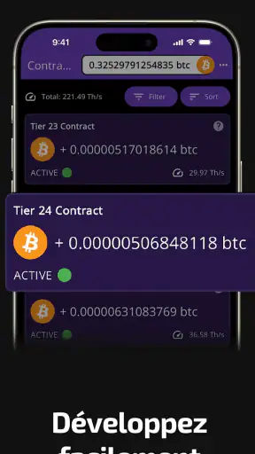 Crypto Cloud: Minage Bitcoin screenshot 12