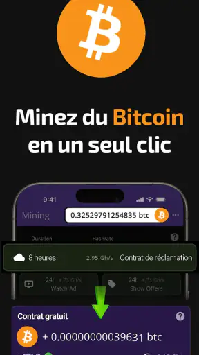 Crypto Cloud: Minage Bitcoin screenshot 9