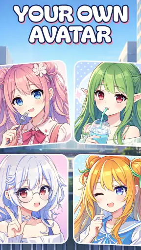 Anime Avatar: Cute OC screenshot 8