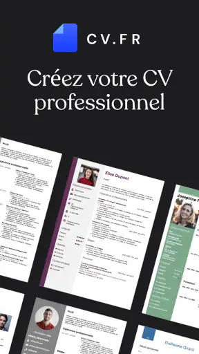 CV.fr : CV designer en ligne screenshot