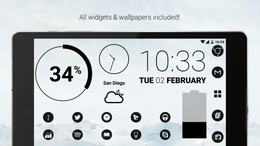 Dark Void Pro - Black Icons screenshot 10