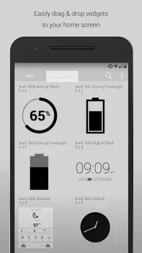 Dark Void Pro - Black Icons screenshot 7