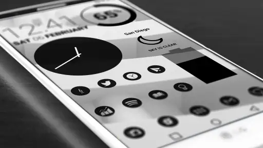 Dark Void Pro - Black Icons screenshot 9