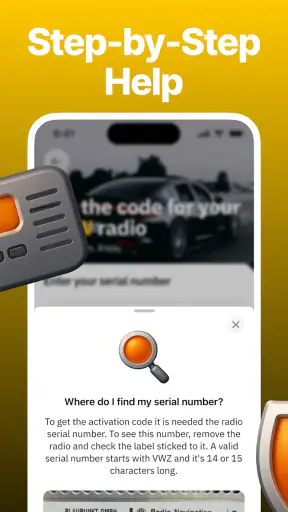 Déverrouilleur d'autoradio screenshot