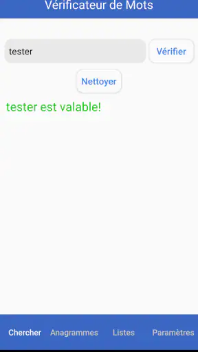 Dictionnaire de Scrabble screenshot