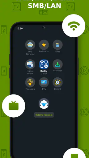 Diffusion TV + Chromecast Roku screenshot