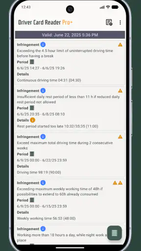 Driver Card Reader Pro+ screenshot