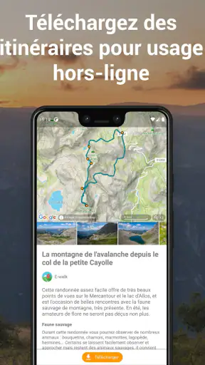 E-walk - GPS de randonnée screenshot