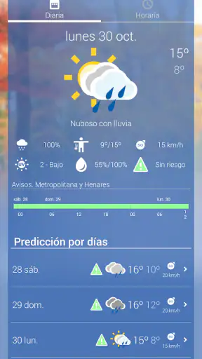 Aemet: météo et radar Espagne screenshot 3