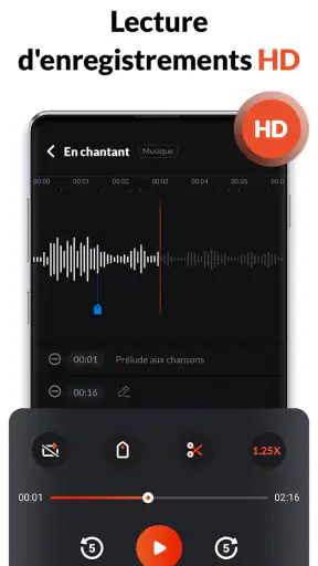 Enregistreur Vocal & Audio screenshot 4