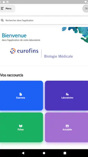 Eurofins BioMed Lab screenshot