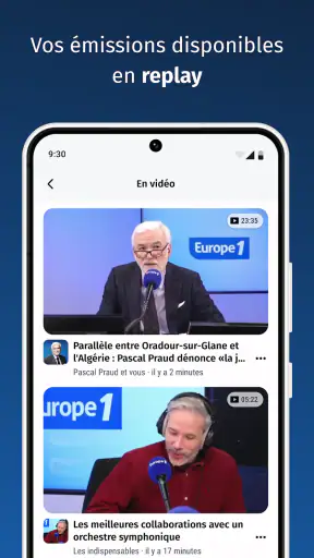 Europe 1: radio, podcast, actu screenshot