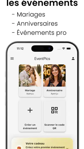 EventPics: Photos avec QR code screenshot 4
