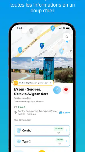 EVzen Charge - bornes recharge screenshot