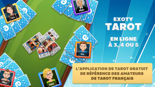 Exoty Tarot en ligne à 3, 4, 5 screenshot