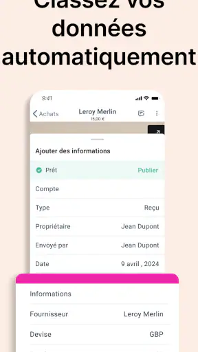 Dext: Reçus et Comptabilité screenshot