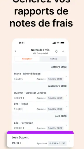 Dext: Reçus et Comptabilité screenshot