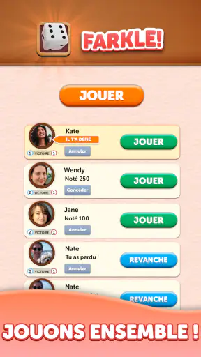 Farkle Lancer de Dés screenshot 12