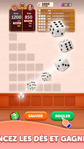 Farkle Lancer de Dés screenshot 9