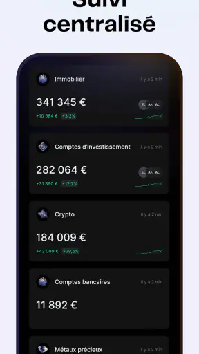 Finary : Patrimoine & Budget screenshot 2